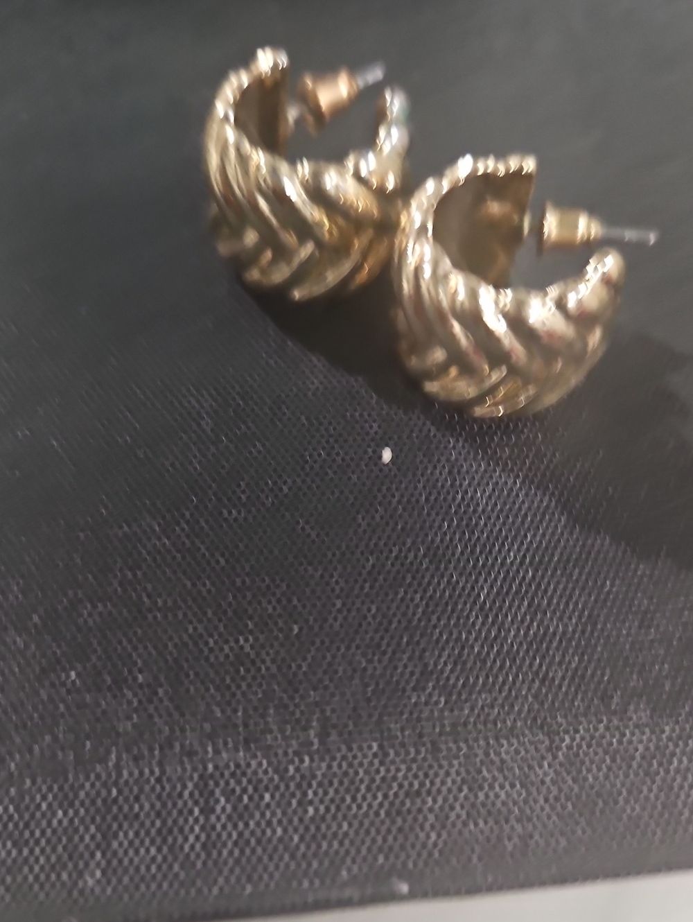 Orig. Steve Madden Gold-Tone Braided Hoop Earrings - Elegant Women Jewelry